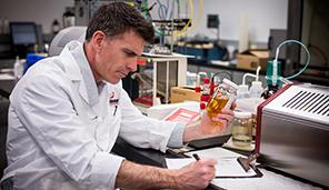 Scientist in labratory